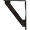Ekena Millwork Traditional Wrought Iron Bracket, (Single center brace), Antiqued Silver 1 1/2"W x 10"D x 12"H BKTM01X10X12STRASV - alternate 5
